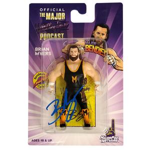 Brian Myers Major Bendies Figure - AUTOGRAPHED Newest Online