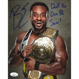 Big E IC Title 8 x 10 Promo - JSA AUTOGRAPHED Cheap Sale With Credit Card