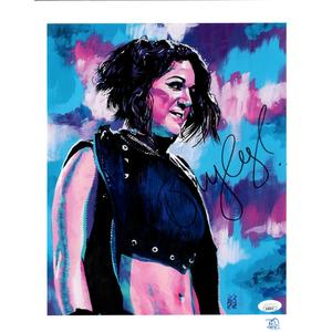 Bayley Role Model Schamberger 11 x 14 Poster - JSA AUTOGRAPHED Clearance For Nice