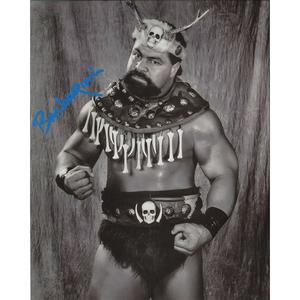 Barbarian B & W 8 x 10 Horns 8 x 10 Promo - AUTOGRAPHED Quality Free Shipping Outlet