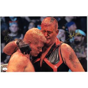 Dustin & Cody Rhodes 11 x 17 Poster - JSA DUAL AUTOGRAPHED Buy Cheap Best Wholesale