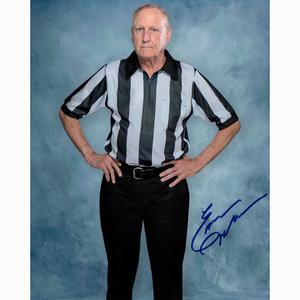 Earl Hebner Full Pose 8 x 10 Promo - AUTOGRAPHED Cheap Good Selling