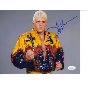 Dustin Rhodes Cactus Ring Jacket 8 x 10 Promo - JSA AUTOGRAPHED Clearance Discounts