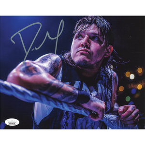 Dominik Mysterio On Ropes Close Up 8 x 10 Promo - JSA AUTOGRAPHED Classic