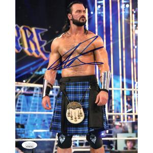 Drew McIntyre Blue Kilt 8 x 10 Promo - JSA AUTOGRAPHED With Paypal For Sale