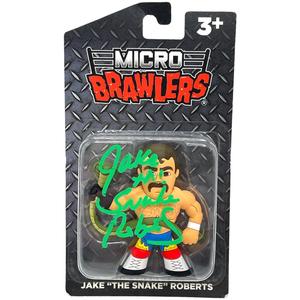 Jake "The Snake" Roberts Micro Brawler - Autographed Clearance Fashionable