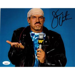 Jesse Ventura Microphone 8 x 10 Promo - JSA AUTOGRAPHED Clearance Extremely
