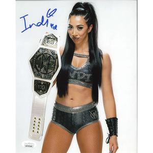 Indi Hartwell Title Smirk 8 x 10 Promo - JSA AUTOGRAPHED Cheap Sale Manchester