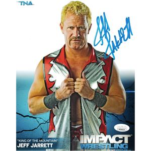 Jeff Jarrett 2011 Original TNA Impact Wrestling 8 x 10 Promo - JSA AUTOGRAPHED Clearance Huge Surprise
