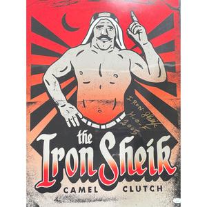 Iron Sheik 18x24 Artwork - Autographed Sale For Nice