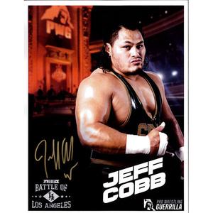 Jeff Cobb PWG BOLA 2019 Promo - AUTOGRAPHED Buy Cheap Newest