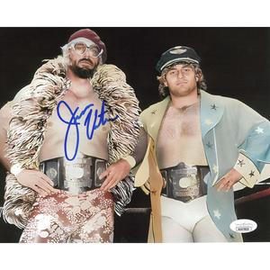 Jesse Ventura and Adrian Adonis 8 x 10 Promo - JSA AUTOGRAPHED Outlet Store Cheap Online