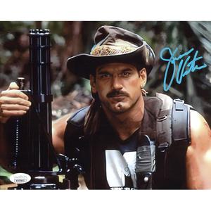 Jesse Ventura Minigun 8 x 10 Promo - JSA AUTOGRAPHED Online Sale