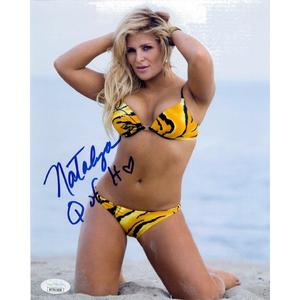 Natalya Yellow Bikini 8 x 10 Promo - JSA AUTOGRAPHED Pay With Visa Cheap Online