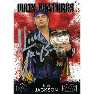 Nick Jackson AEW Upper Deck Main Features Trading Card - Autographed Buy Cheap Excellent