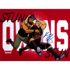 Kevin Owens Stun Nolanium 10.5 x 14 Poster - AUTOGRAPHED Buy Cheap Low Shipping Fee
