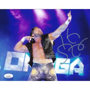 Kenny Omega Black Vest 8 x 10 Promo - JSA AUTOGRAPHED Discount Original