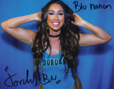 Jordan Blu Hands in Hair 8 x 10 Promo - AUTOGRAPHED 2025 Online