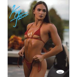 Kiana James Red Bikini 8 x 10 Promo - JSA AUTOGRAPHED Cost Cheap Pice