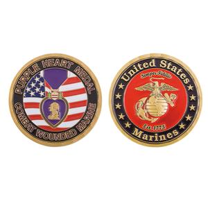 USMC Purple Heart Challenge Coin Buy Cheap Best Wholesale