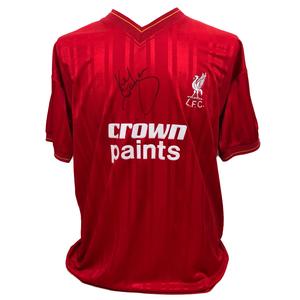 Liverpool FC 1986 Kenny Dalglish Signed Shirt Free Shipping Real