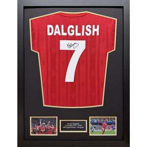 Liverpool FC 1986 Kenny Dalglish Signed Shirt (Framed) Outlet Amazing Pice