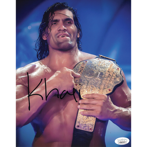 Great Khali Big Gold 8 x 10 Promo - JSA AUTOGRAPHED Cheap Tumblr