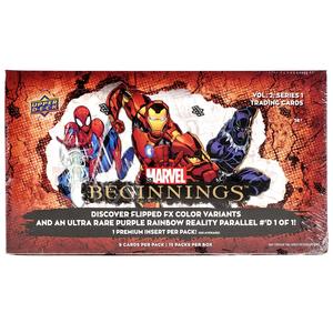 Marvel Beginnings Volume 2 Series 1 Trading Cards Hobby Box (Upper Deck 2021) Discount Cost