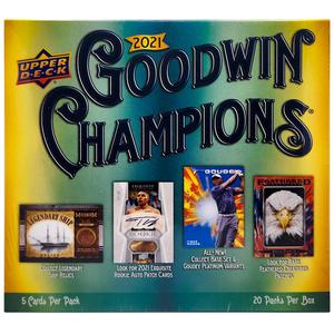 Upper Deck 2021 Goodwin Champions Hobby Box Top Quality Sale Online