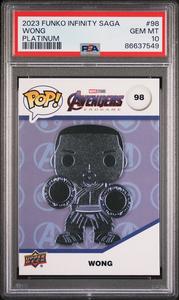2023 UPPER DECK FUNKO POP MARVEL  WONG PLATINUM #98  PSA 10 Sale Purchase