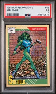 1991 MARVEL UNIVERSE SHE-HULK  #43 - PSA 5 Clearance Manchester Great Sale