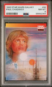 1993 STAR WARS GALAXY PAUL CHADWICK  #86 - PSA 8 Get To Buy Sale Online