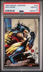 1994 MARVEL UNIVERSE WOLVERINE  #124 - PSA 10 Clearance Store For Sale