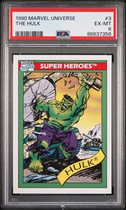 1990 MARVEL UNIVERSE THE HULK  #3 - PSA 6 Cheap Sale From China