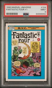 1990 MARVEL UNIVERSE FANTASTIC FOUR #1  #124 - PSA 9 For Nice Cheap Online