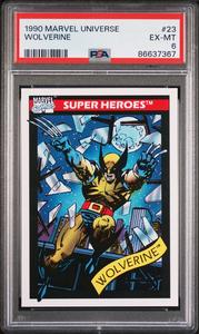 1990 MARVEL UNIVERSE WOLVERINE  #23 - PSA 6 Clearance Amazing Pice
