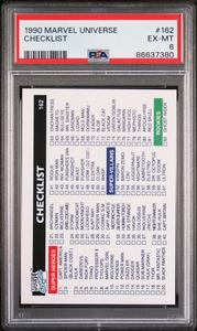 1990 MARVEL UNIVERSE CHECKLIST  #162 - PSA 6 Cheap Manchester