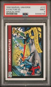1990 MARVEL UNIVERSE X-FACTOR VS. APOCALYPSE #117 - PSA 9 Cheap New Arrival