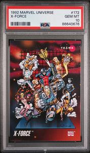 1992 MARVEL UNIVERSE X-FORCE  #172 - PSA 10 For Sale