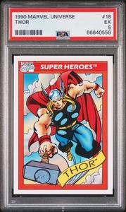 1990 MARVEL UNIVERSE THOR  #18 - PSA 5 Supply Sale Online