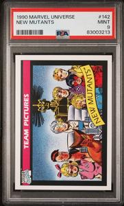 1990 MARVEL UNIVERSE NEW MUTANTS  #142 - PSA 9 Buy Cheap 2025 Unisex