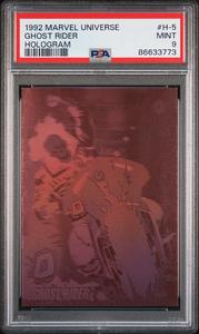 1992 MARVEL UNIVERSE HOLOGRAM GHOST RIDER HOLOGRAM #H-5 - PSA 9 Clearance Wide Range Of
