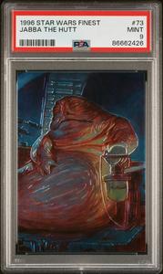 1996 STAR WARS FINEST JABBA THE HUTT  #73 - PSA 9 Free Shipping Good Selling