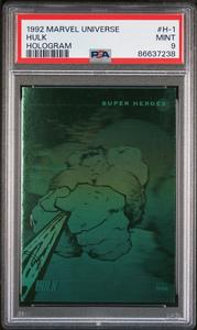 1992 MARVEL UNIVERSE HOLOGRAM HULK HOLOGRAM #H-1 - PSA 9 Online Online Outlet Sale