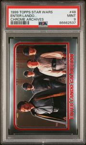 1999 TOPPS CHROME STAR WARS CHROME ARCHIVES ENTER LANDO... CHROME ARCHIVES #48 - PSA 9 Buy Cheap Many Kinds Of
