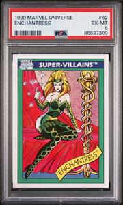 1990 MARVEL UNIVERSE ENCHANTRESS  #62 - PSA 6 Cheap Sale Pick A Best