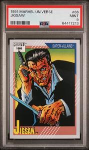 1991 MARVEL UNIVERSE JIGSAW  #66 - PSA 9 Cheap Hot Sale