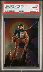 1996 STAR WARS FINEST BIGGS DARKLIGHTER  #14 - PSA 10 Outlet Wiki