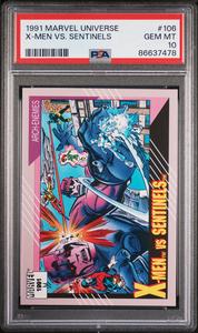 1991 MARVEL UNIVERSE X-MEN VS. SENTINELS  #106 - PSA 10 Clearance High Quality
