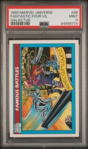 1990 MARVEL UNIVERSE FANTASTIC FOUR VS. GALACTUS #89 - PSA 9 Shop For Cheap Online
